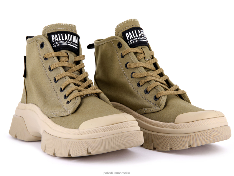 femmes pallawave PJVRJ290 Palladium olive chaussures