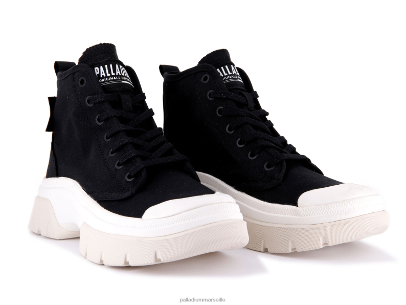 femmes pallawave PJVRJ294 Palladium noir/guimauve chaussures
