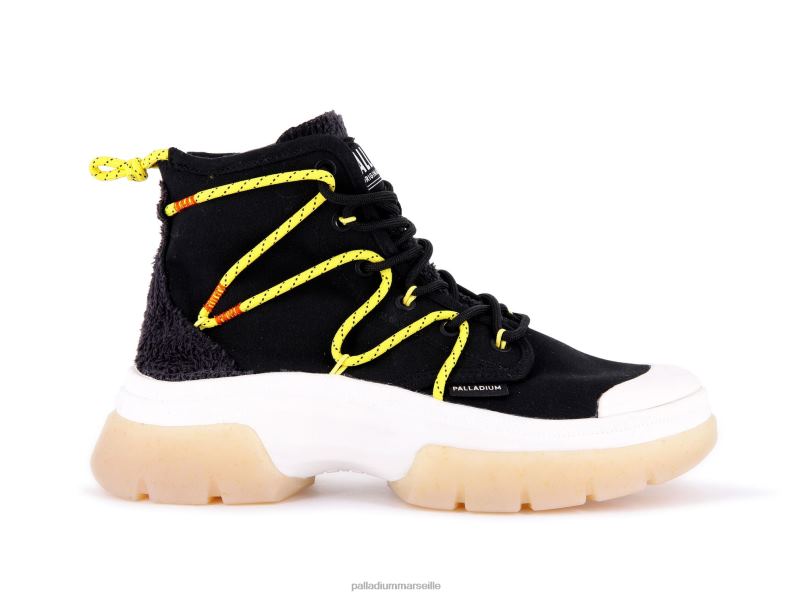 femmes pallawave lacer PJVRJ292 Palladium noir/guimauve chaussures