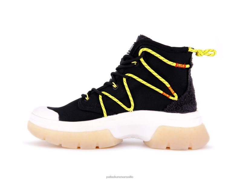 femmes pallawave lacer PJVRJ292 Palladium noir/guimauve chaussures