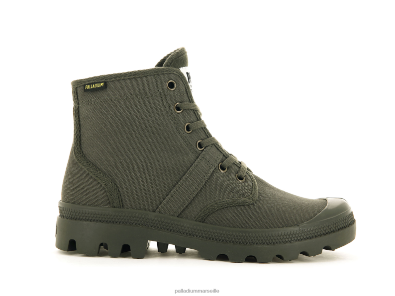 Hommes pallabrousse PJVRJ38 Palladium nuit d'olive bottes