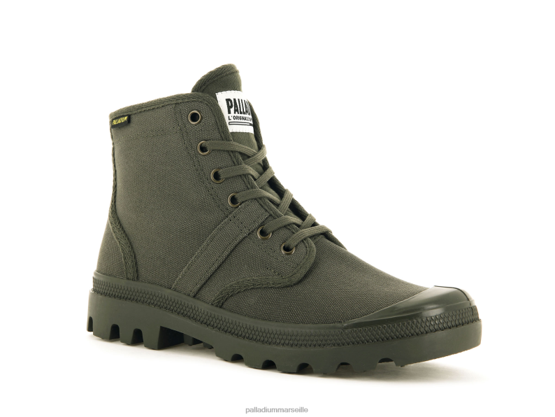 Hommes pallabrousse PJVRJ38 Palladium nuit d'olive bottes