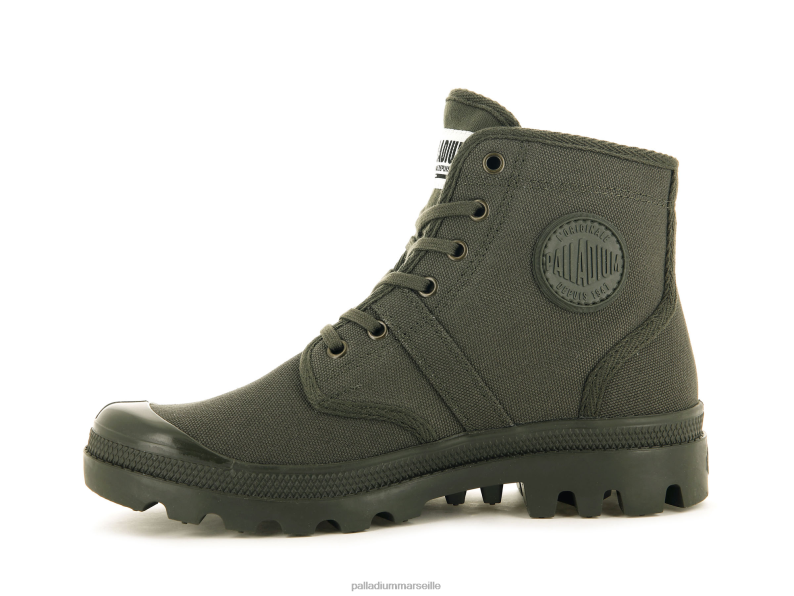Hommes pallabrousse PJVRJ38 Palladium nuit d'olive bottes