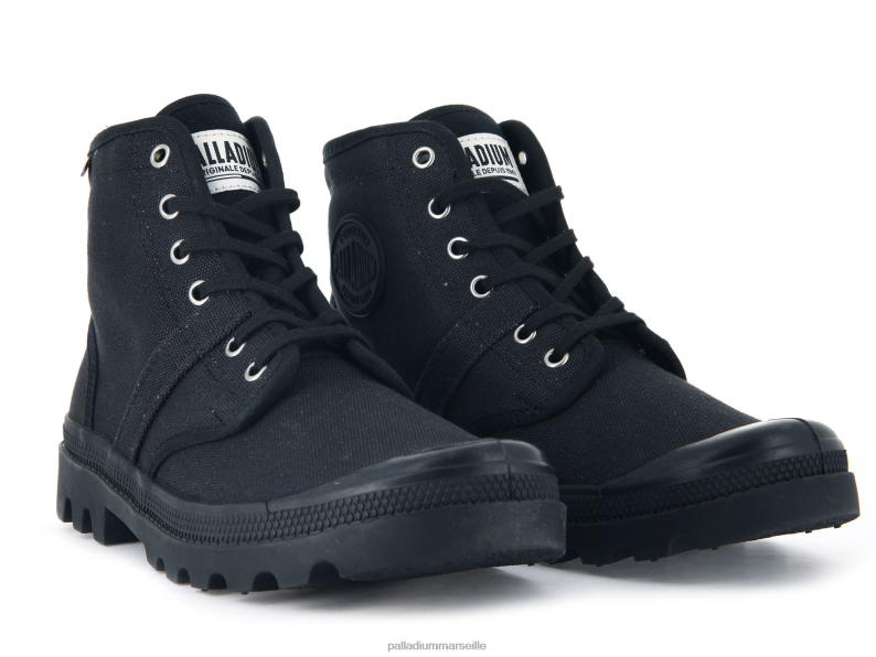 Hommes pallabrousse PJVRJ56 Palladium noir bottes