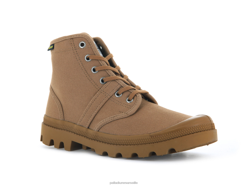 Hommes pallabrousse PJVRJ59 Palladium cannelle bottes