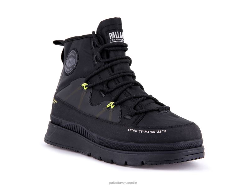 Hommes pallasider travel waterproofplus PJVRJ31 Palladium noir bottes