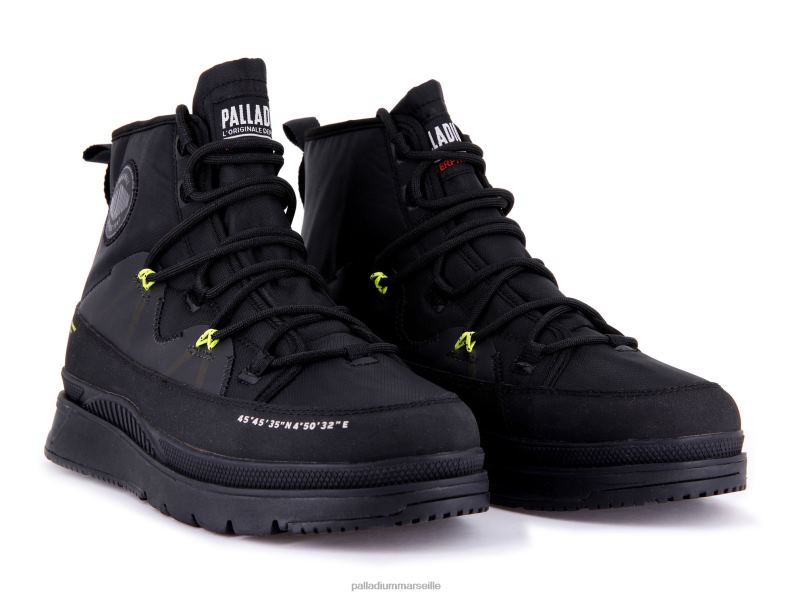 Hommes pallasider travel waterproofplus PJVRJ31 Palladium noir bottes