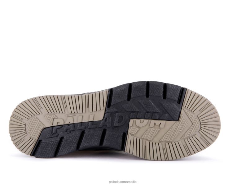 Hommes pallasider travel waterproofplus PJVRJ46 Palladium vert sombre bottes