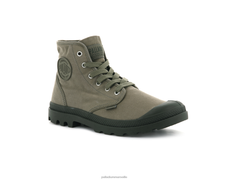 Hommes pampa salut PJVRJ102 Palladium vert sombre bottes