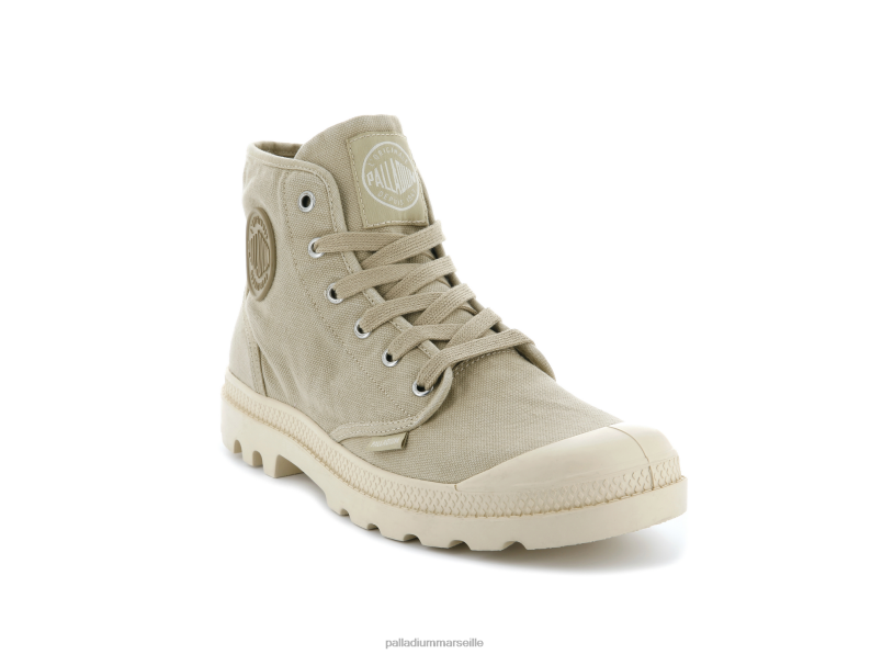 Hommes pampa salut PJVRJ110 Palladium sahara écru bottes