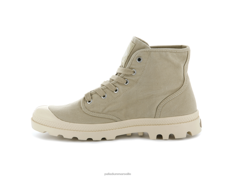 Hommes pampa salut PJVRJ110 Palladium sahara écru bottes