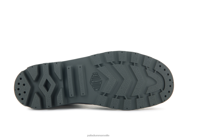 Hommes pampa salut PJVRJ87 Palladium flanelle grise bottes
