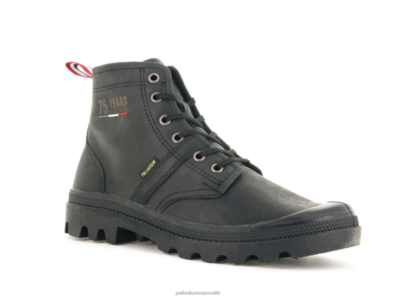 unisexe cuir pallabrousse 75e PJVRJ23 Palladium noir bottes
