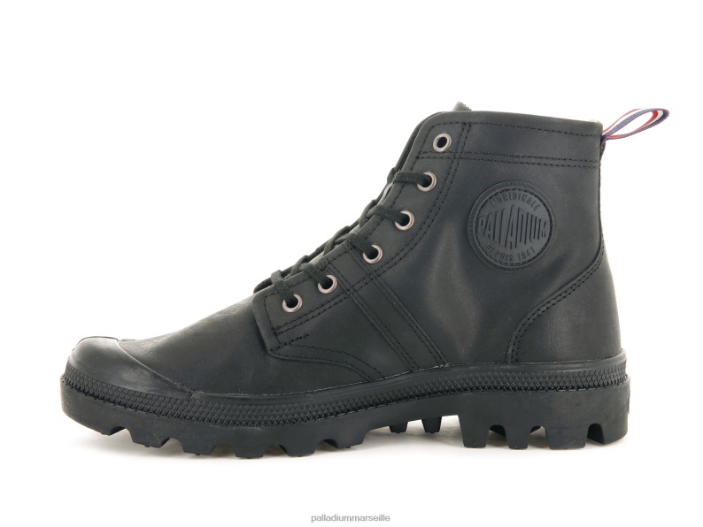 unisexe cuir pallabrousse 75e PJVRJ23 Palladium noir bottes