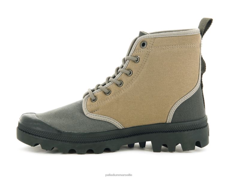 unisexe ombre pampa 75e PJVRJ24 Palladium nuit d'olive bottes