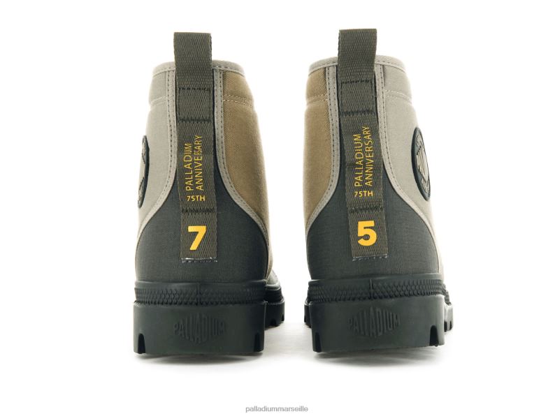 unisexe ombre pampa 75e PJVRJ24 Palladium nuit d'olive bottes