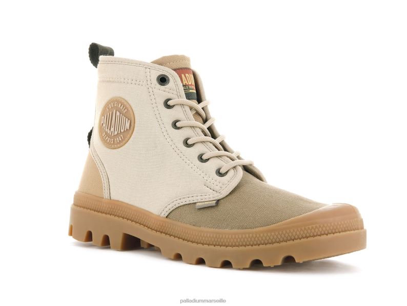 unisexe ombre pampa 75e PJVRJ25 Palladium brun os bottes