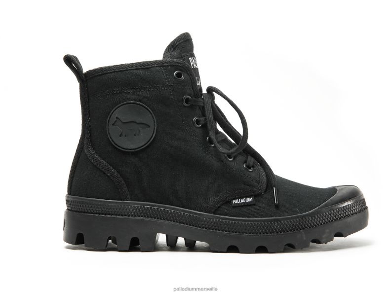 unisexe pallabrousse x kitsune PJVRJ27 Palladium noir bottes
