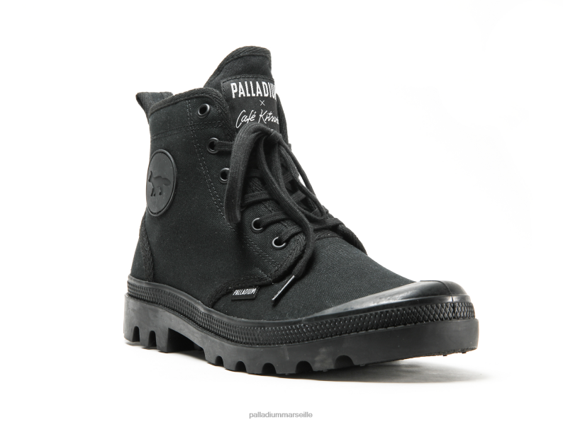 unisexe pallabrousse x kitsune PJVRJ27 Palladium noir bottes