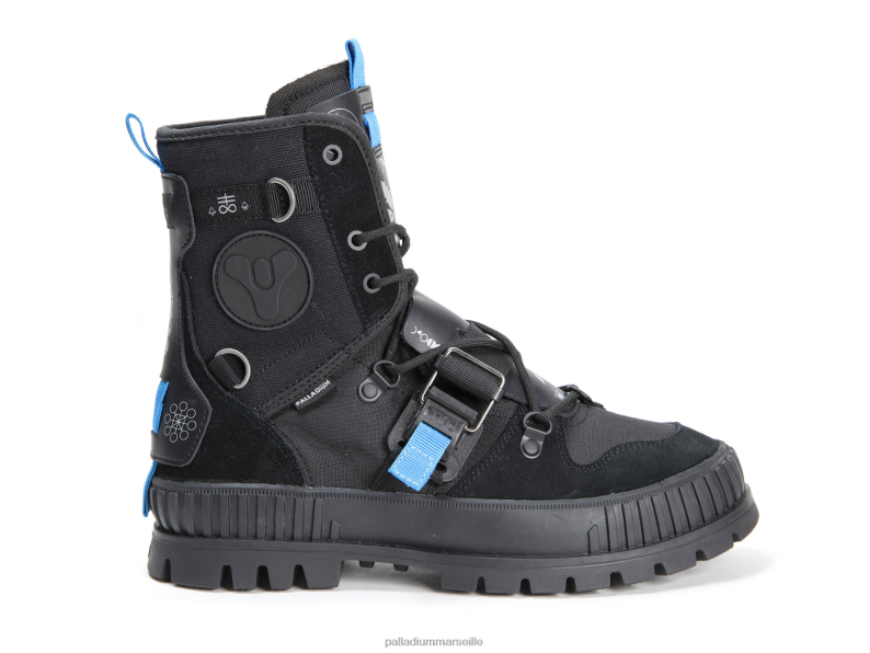 unisexe pallashock x destin PJVRJ37 Palladium noir bottes