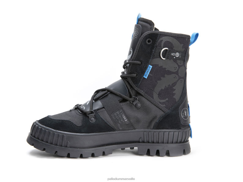 unisexe pallashock x destin PJVRJ37 Palladium noir bottes