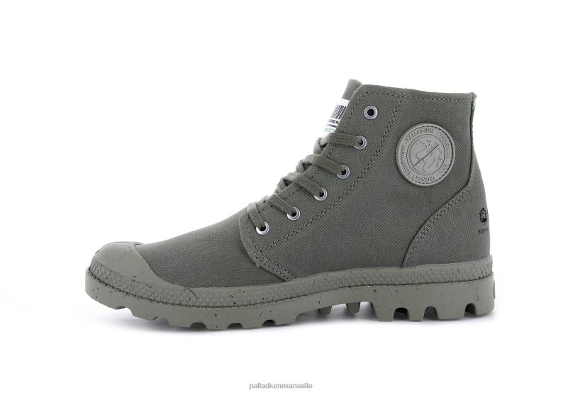 unisexe pampa hi organique ii PJVRJ89 Palladium vert poussiéreux bottes