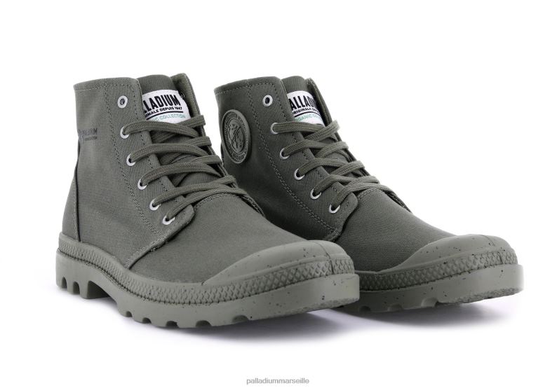 unisexe pampa hi organique ii PJVRJ89 Palladium vert poussiéreux bottes