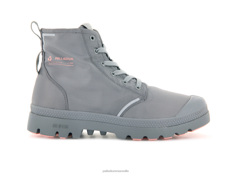 unisexe pampa liteplus recycler wpplus PJVRJ123 Palladium flanelle grise bottes
