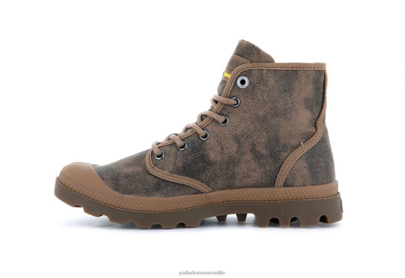 unisexe pampa salut cire PJVRJ121 Palladium Expresso bottes
