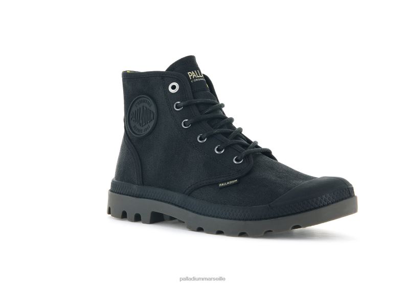 unisexe pampa salut cire PJVRJ78 Palladium noir bottes