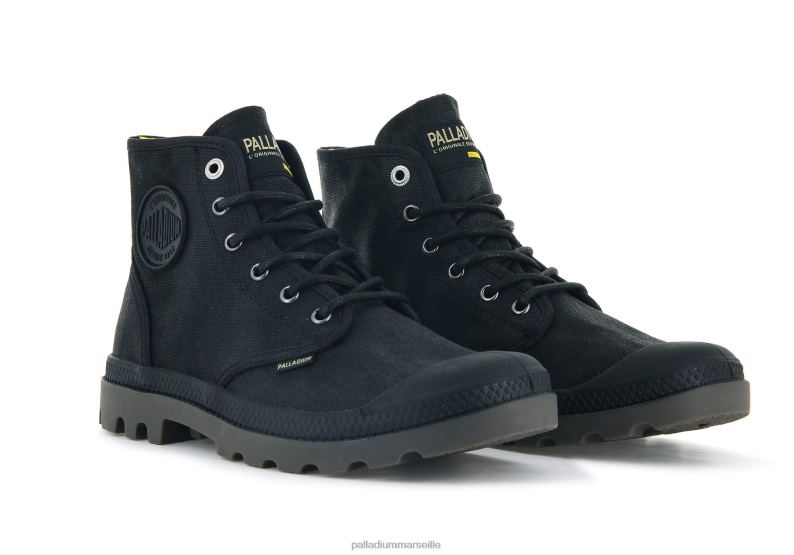 unisexe pampa salut cire PJVRJ78 Palladium noir bottes