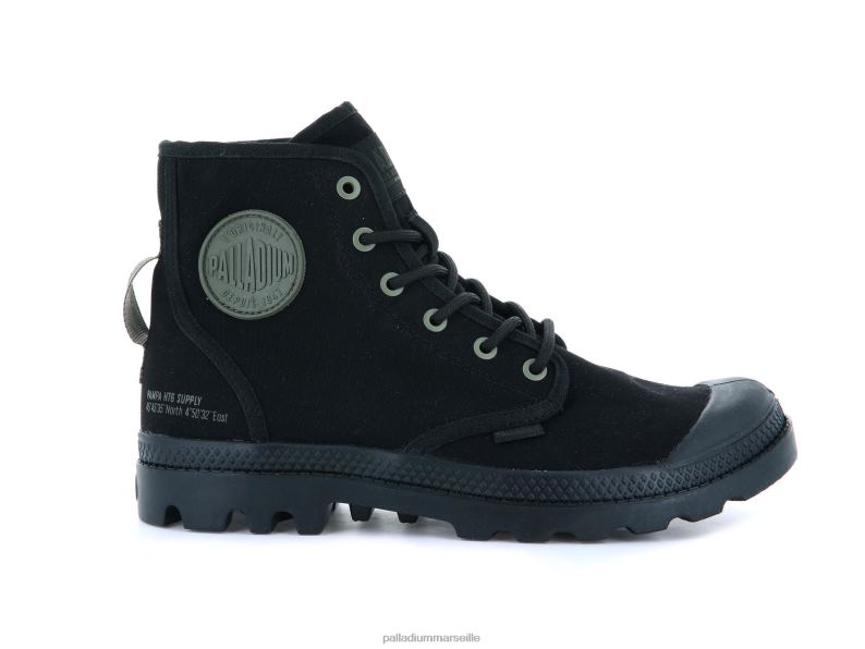 unisexe pampa salut htg PJVRJ67 Palladium noir bottes