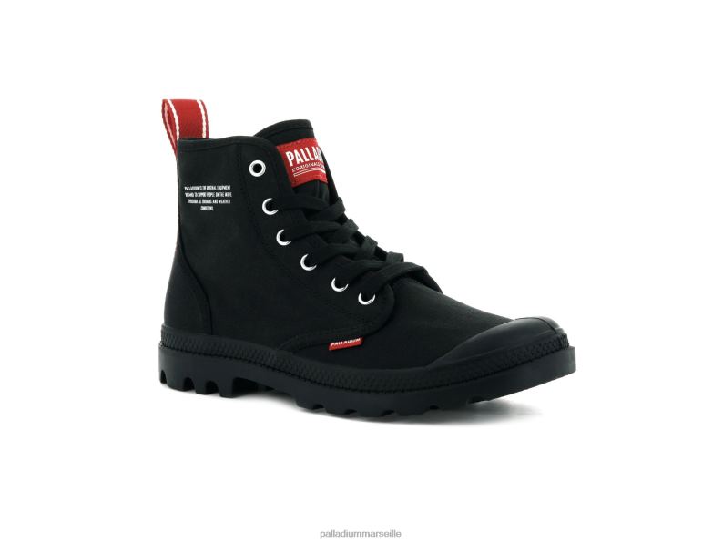unisexe pampa salut ose PJVRJ107 Palladium noir bottes