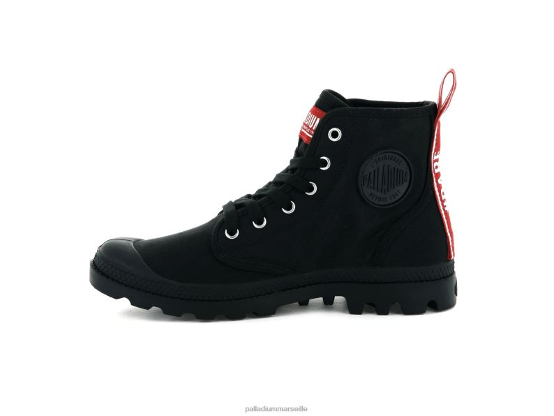 unisexe pampa salut ose PJVRJ107 Palladium noir bottes