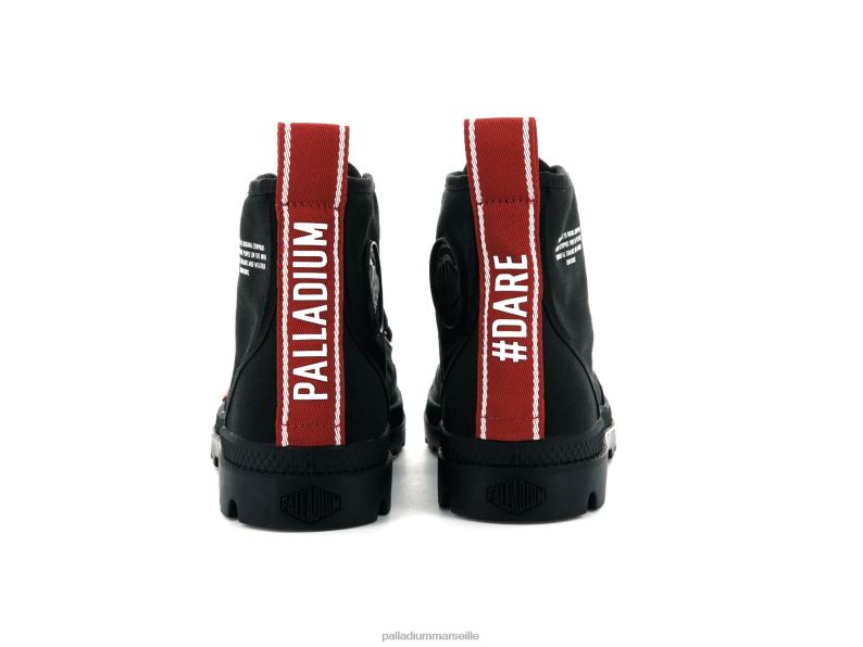 unisexe pampa salut ose PJVRJ107 Palladium noir bottes