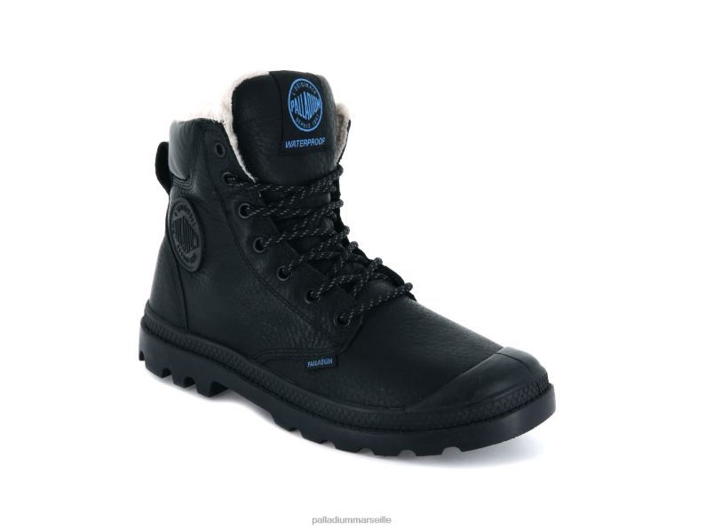 unisexe pampa sport manchette wps PJVRJ122 Palladium noir bottes
