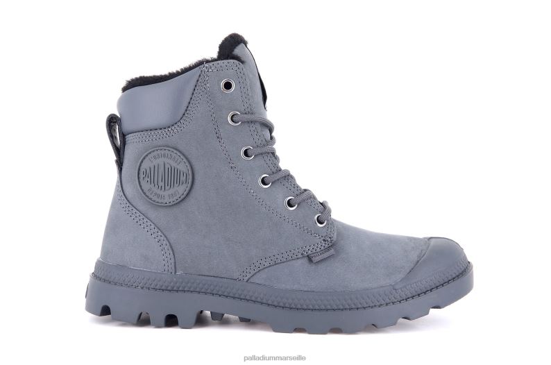unisexe pampa sport manchette wps PJVRJ85 Palladium ombre sombre bottes