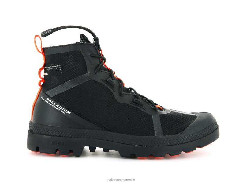 unisexe voyage aventure liteplus PJVRJ57 Palladium noir bottes