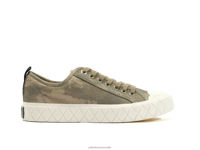unisexe palla ace lo camo PJVRJ195 Palladium vert sombre chaussures