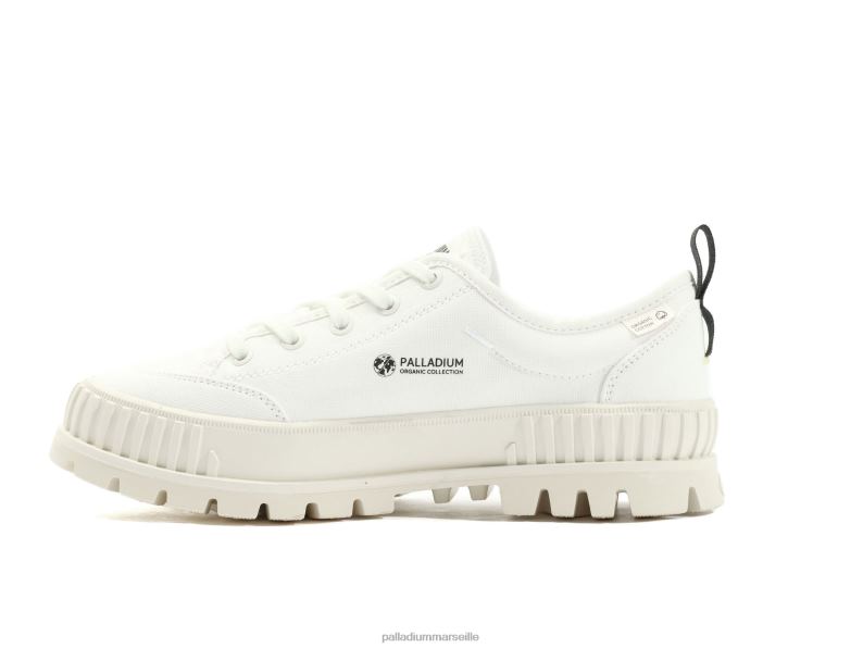 unisexe pallashock lo organique 2 PJVRJ165 Palladium étoile blanche chaussures