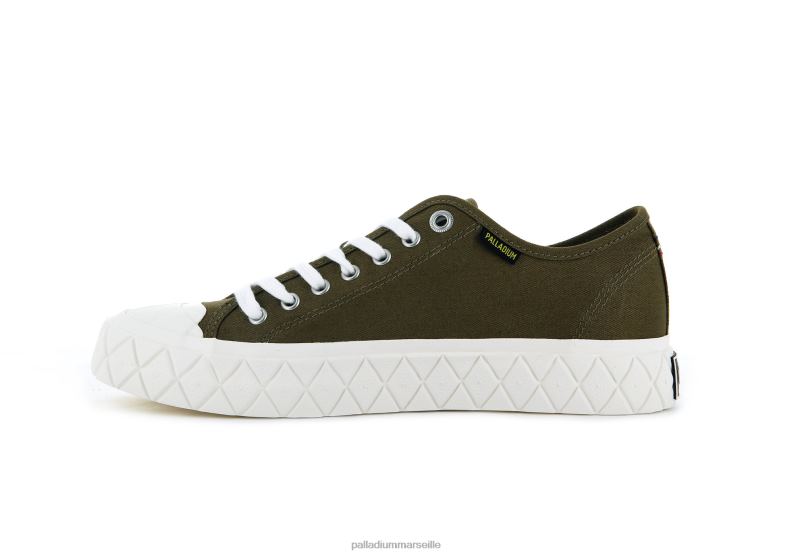 unisexe toile palla ace PJVRJ185 Palladium olive chaussures