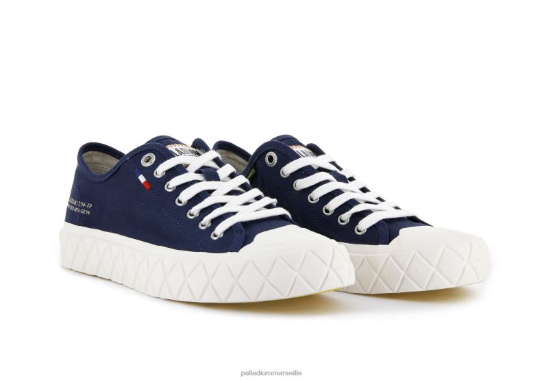 unisexe toile palla ace PJVRJ186 Palladium humeur indigo chaussures