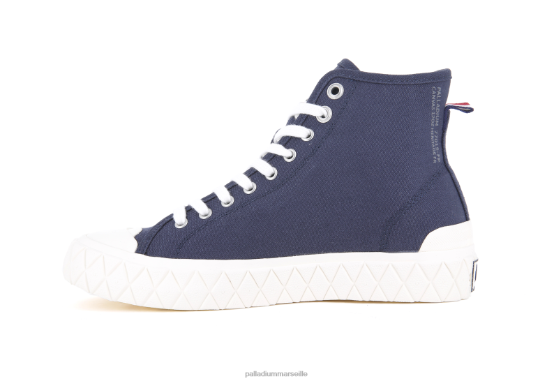 unisexe palla ace toile mi PJVRJ141 Palladium humeur indigo chaussures