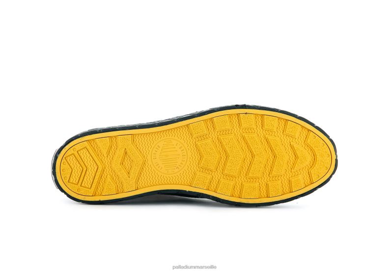 unisexe palla ace toile mi PJVRJ150 Palladium noir chaussures
