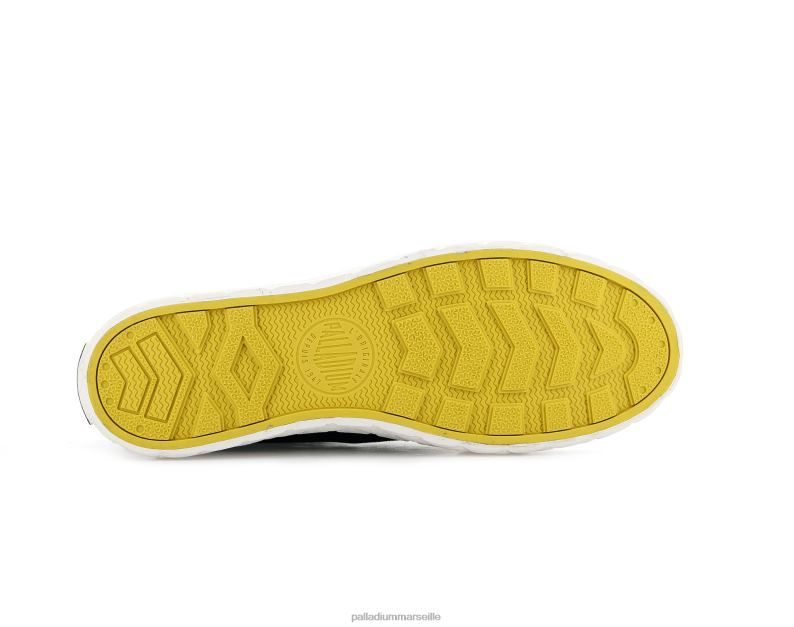 unisexe palla ace toile mi PJVRJ152 Palladium noir chaussures