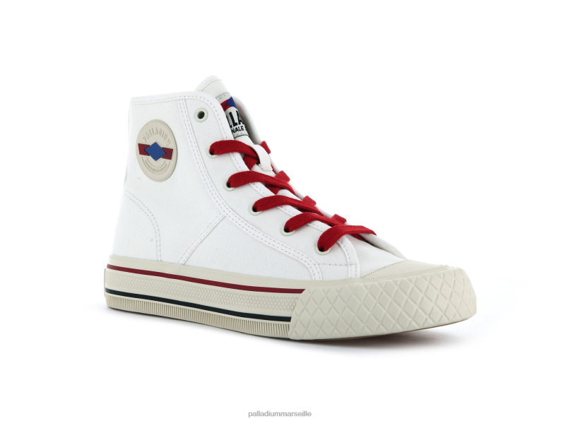 unisexe palla louvel PJVRJ147 Palladium étoile blanche chaussures